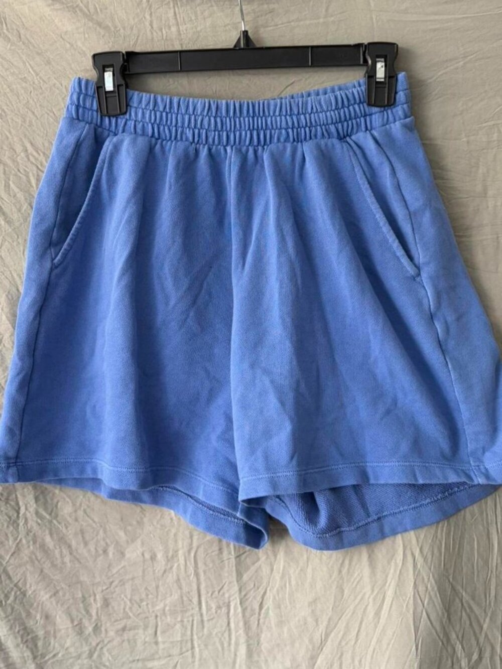 Blue summer 90s style sweat shorts size small